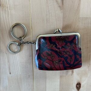 Patricia Nash Red Floral Coin Purse
